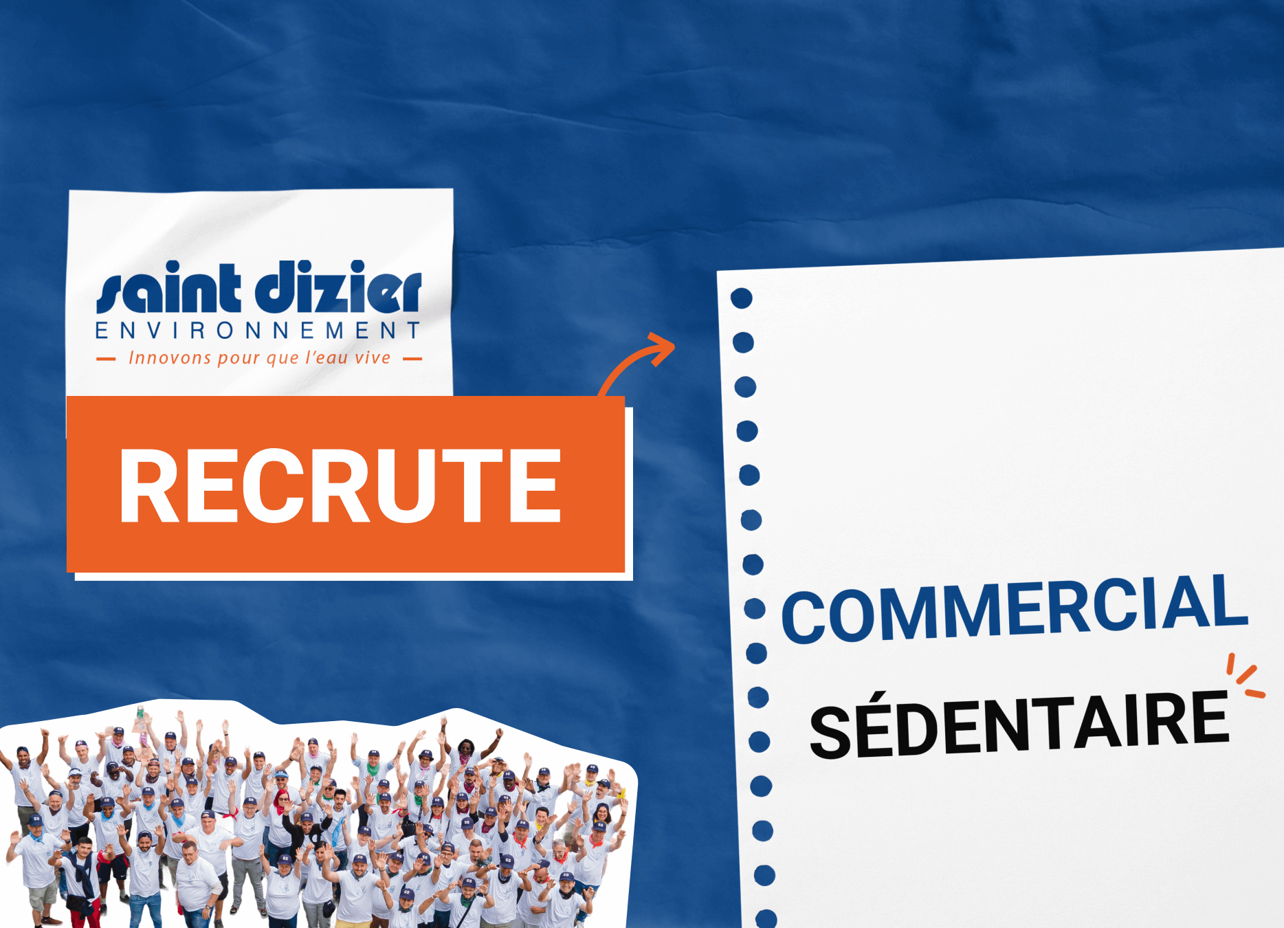 Saint Dizier environnement recrute un commercial sédentaire