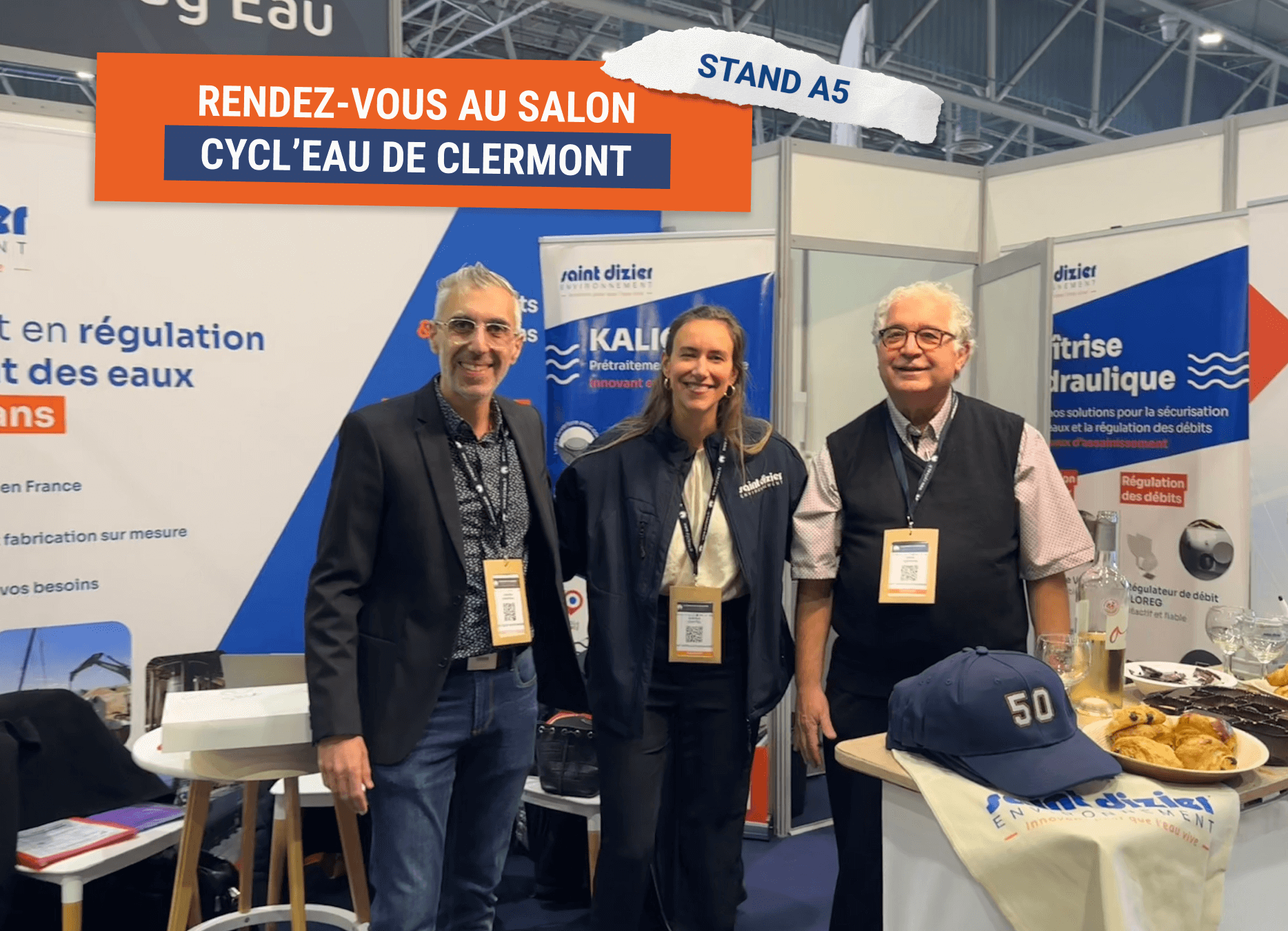 Rendez-vous au salon Cycl’Eau de Clermont, stand A5