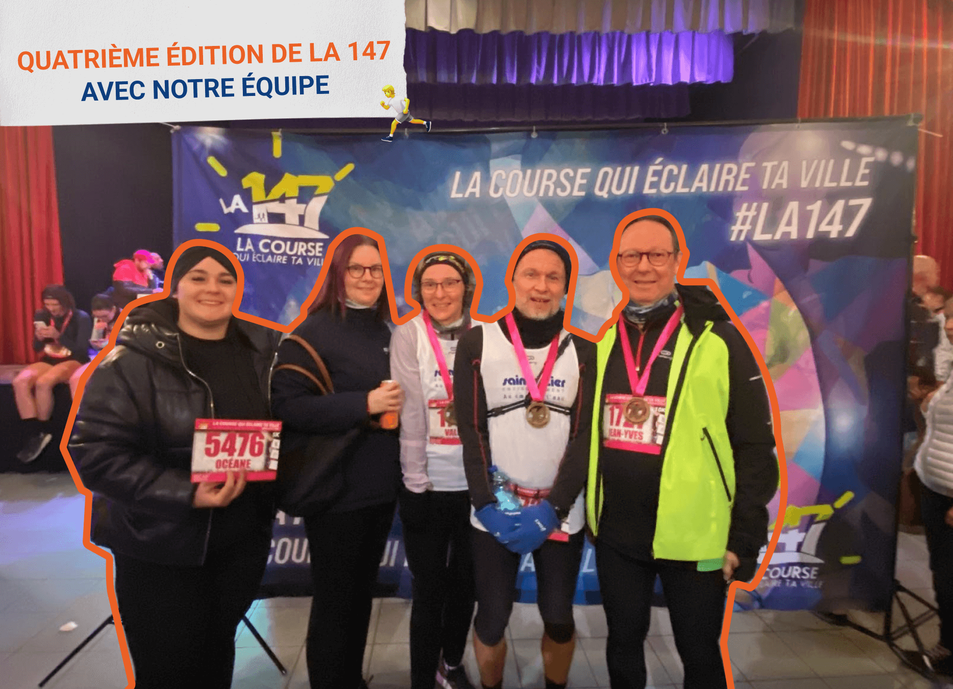 Quatrième édition de la 147 avec notre équipe de Saint Dizize environnement