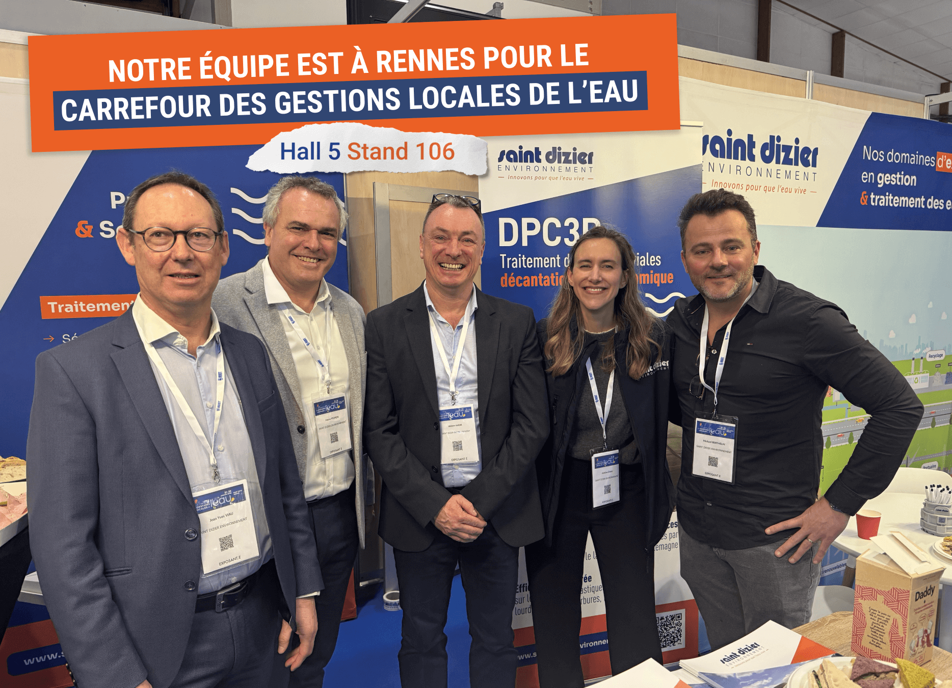 Notre équipe est à Rennes pour le Carrefour des gestions locales de l’eau au Hall 5 stand 106