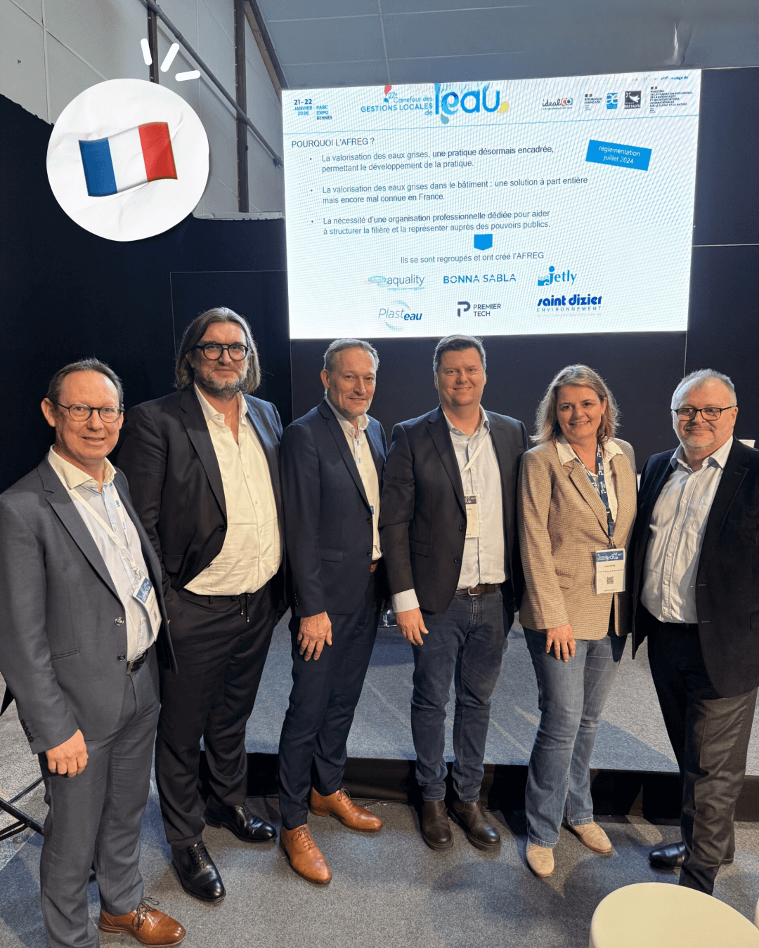 Photo de l'équipe de l'AFREG