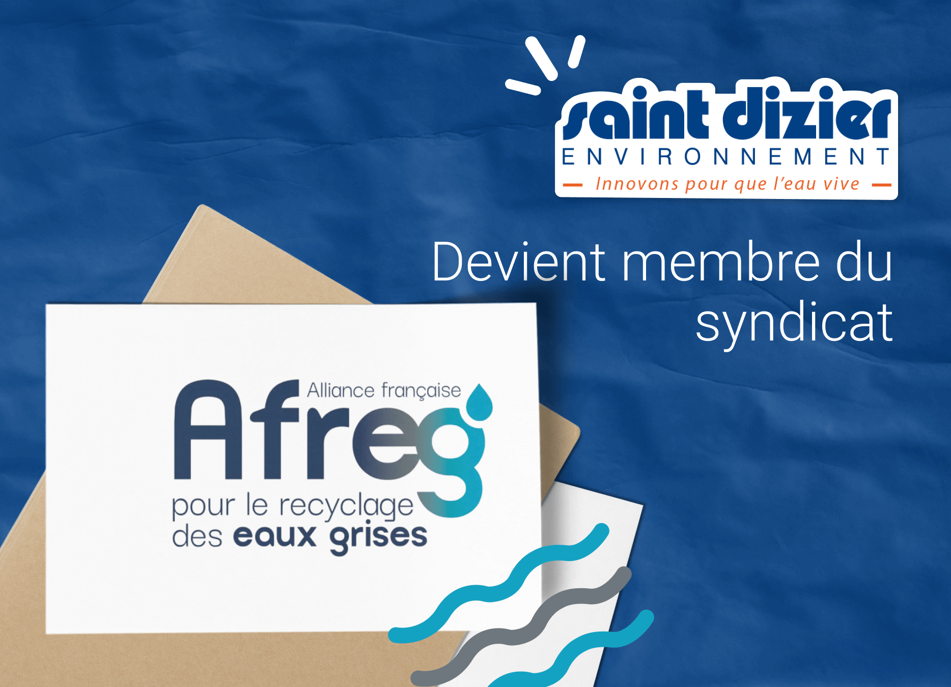 Visuel du logo de l'AFREG parce que Saint Dizier environnement devient membre du syndicat