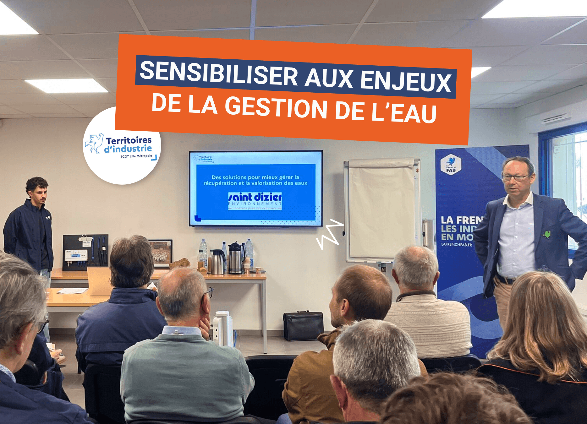 Sensibiliser aux enjeux de la gestion de l’eau pendant la Matinale Tempo Industrie chez Saint Dizier Environnement