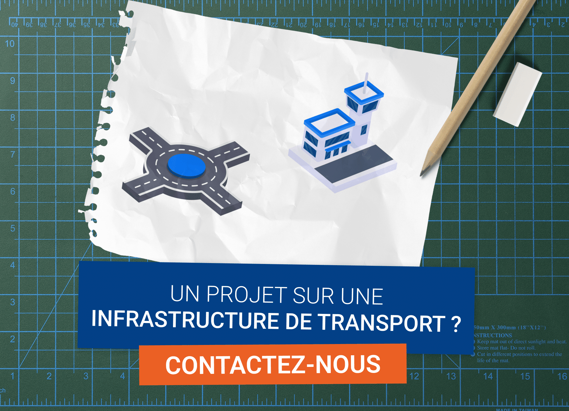 Un projet sur une infrastructure de transport ? Contactez nos équipes de Saint Dizier environnement !