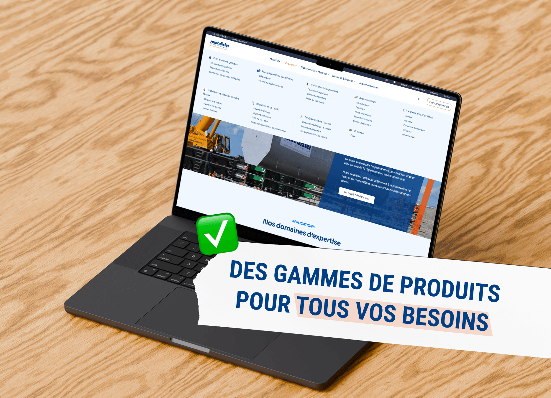 Des gammes de produits pour tous vos besoins chez Saint Dizier Environnement