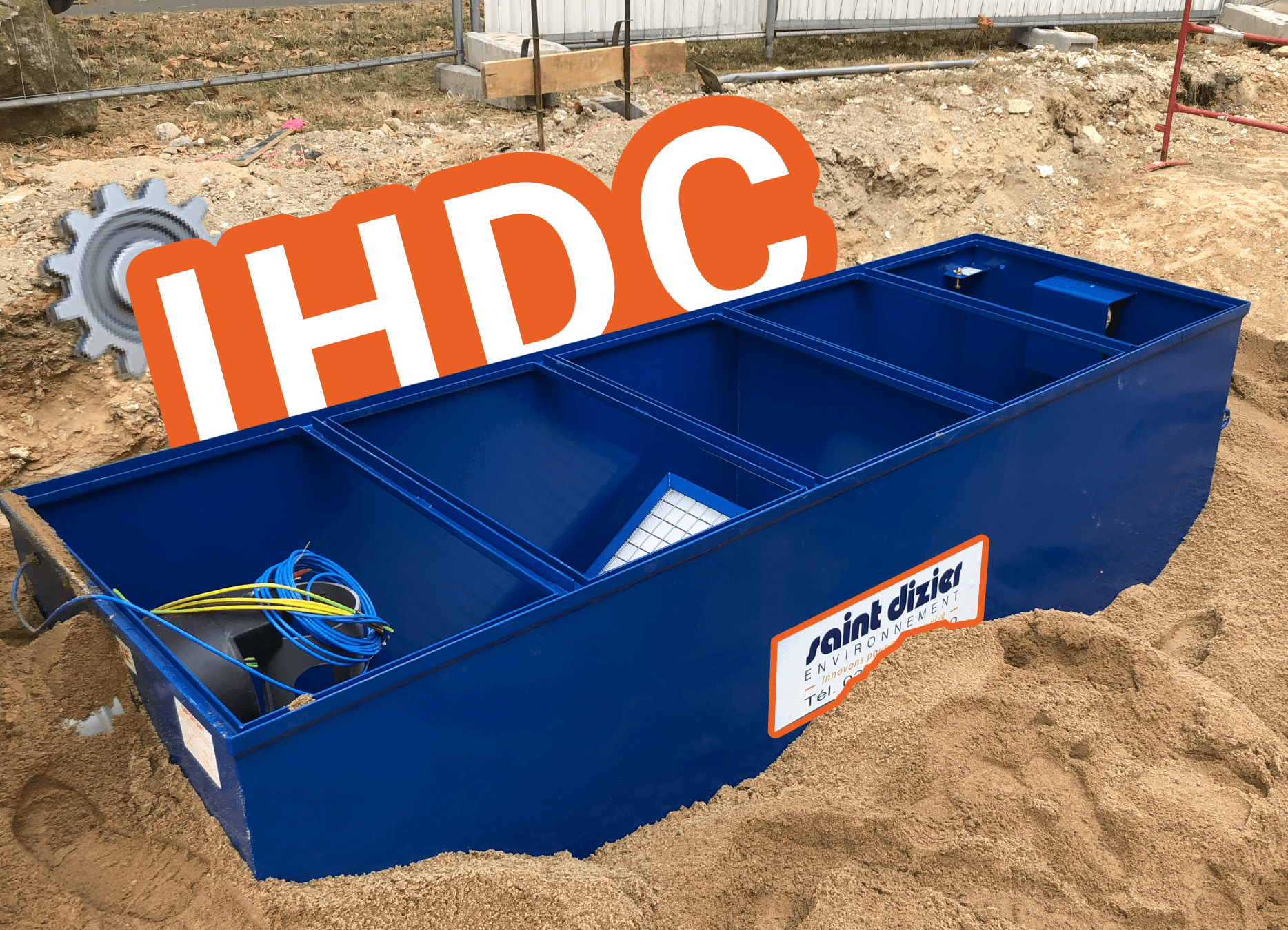 Photo d'un IHDC sur chantier Saint Dizier Environnement